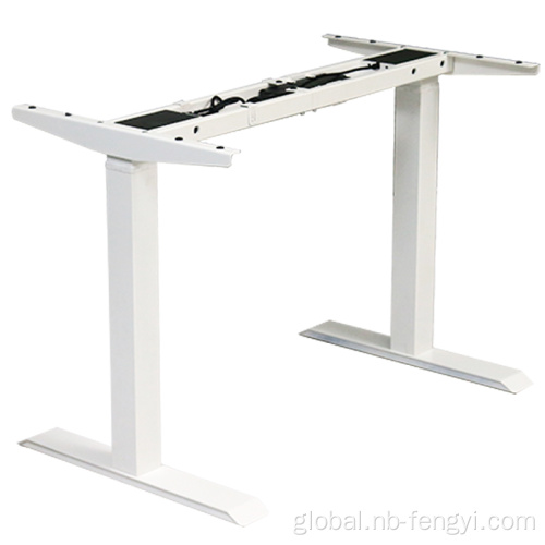 Steel Table Legs Portable Standing Desk Office Height Adjustable Electrical Sit to Standing Desk Factory